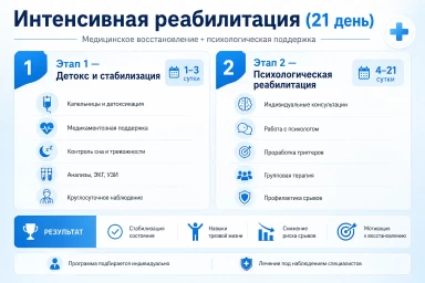 Реабилитация за 21 день в Туринске